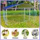 10 X 10 Ft Metal Dog Kennel Pet Cage Run House Pet Playpen With Roof & Cover