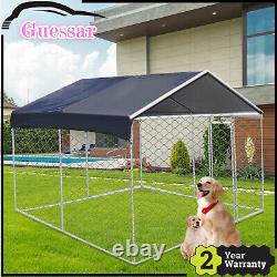 10' x 10' x 6' new Chain Link Dog Kennel Enclosure Waterproof Cover Outdoor USA