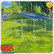 10 X 10ft Outdoor Dog Playpen Cage Pet Exercise Fence Kennel Roof With Cover Us