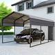 10 X 15ft Outdoor Metal Carport Heavy Duty Gazebo Garage For Cars Boats Shelter