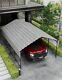 10'x 16' 13'x 21' Outdoor Carport Galvanized Metal Car Shelter Gazebo Garage