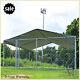 10ftx10ft Heavy Duty Metal Dog Playpen Exercise Fence Kennel Pet House Roof