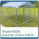 10x10 Ft Large Outdoor Dog Cage Kennel With Roof Pet Playpen Run House Metal Fence