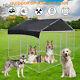 10x10 Ft Large Outdoor Dog Run House Kennel Cage With Roof Pet Playpen Metal Fence