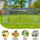 10x10ft Outdoor Dog Playpen Large Cage Pet Exercise Metal Fence Kennel Roof Us