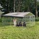 10x10x6ft Outdoor Pet Dog Run House Kennel Shade Cage Enclosure With Cover Roof