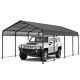 12 X20ft Outdoor Carport Metal Car Shelter Patio Canopy Gazebo Heavy Duty Garage