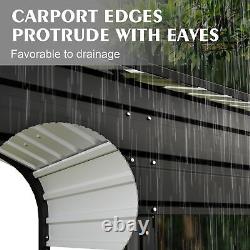 12 x 20 ft Outdoor Carport Heavy Duty Gazebo Garage Car Shelter Shade Multi-Use