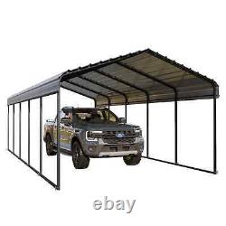 12 x 25 ft Outdoor Carport Canopy Heavy Duty Metal Carport Car Shelter Shade