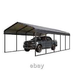 12 x 25 ft Outdoor Carport Canopy Heavy Duty Metal Carport Car Shelter Shade