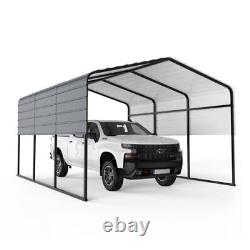 13' x 16' Carport, Metal Carport with Heavy Duty Galvanized Steel Roof &