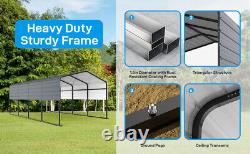 13x20FT Outdoor Canopy Shelter Heavy Duty Car Shed Garage Storage Multi-Use