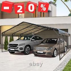 20' x 20' Carport Outdoor Metal Steel Boat Car Shelter Shade Heavy Duty Garage