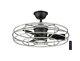 25 In. Ceiling Fan Integrated Led Indoor/outdoor Galvanized Heritage Point