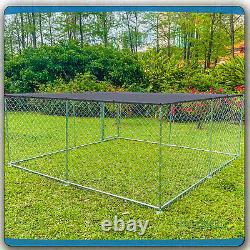 3X3 m Large Dog Kennel Crate Pet Playpen Exercise Cage Outdoor Dog Metal Fence