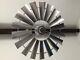 46 Inch Galvanized Silver Windmill Ceiling Fan The Patriot