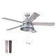 52 Brightondale Industrial Farmhouse Indoor/outdoor Ceiling Fan, Damp Rated