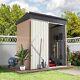 5 X 3 Ft. Outdoor Metal Storage Shed With Sliding Roof & Lockable Door For Backy