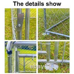 6.56ft Large Dog Cage Kennel Outdoor Playpen Exercise Metal Fence Play Pen Run