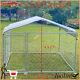 6.5 Ft Pet Playpen Metal Outdoor Dog Run Kennel Cage Fence Enclosure With Roof