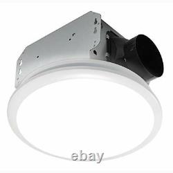 714150 Bathroom Fan Integrated Led Light Ceiling Mount Exhaust Ventilation 0.7 S