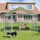 7.5 Ft/10 Ft Large Outdoor Dog Kennel With Roof Heavy Duty Dog Kennel House