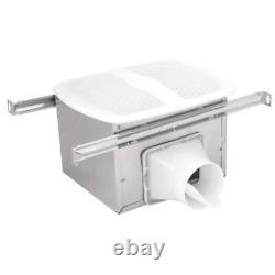 Air King Bathroom Exhaust Fan White Galvanized Steel Adjustable Hanging Brackets