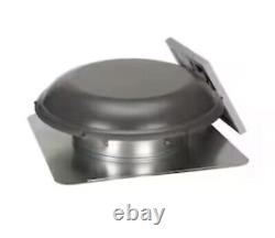 Air Vent 800-CFM Weatherwood Galvanized Steel Solar Power Roof Vent