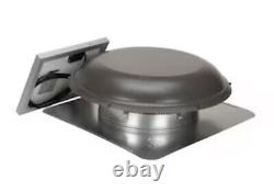 Air Vent 800-CFM Weatherwood Galvanized Steel Solar Power Roof Vent