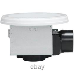 Bathroom Exhaust Fan Ceiling Mount Bluetooth Speaker LED Light 80 CFM Quite New