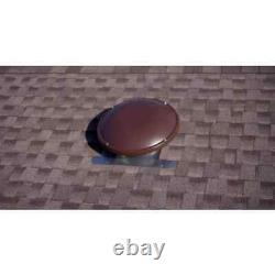 Brown Power Roof Mount Attic Fan with Humidistat/Thermostat, 1500 CFM