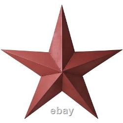 CWI Gifts Metal Barn Star 48 inch Galvanized Hanging Star