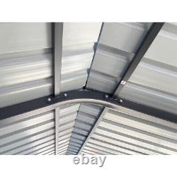 Car Tent Metal Carport 12×20 ft Garage Canopy Galvanized Steel Roof & Frame