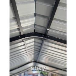 Car Tent Metal Carport 12×20 ft Garage Canopy Galvanized Steel Roof & Frame