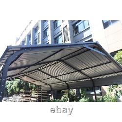 Car Tent Metal Carport 12×20 ft Garage Canopy Galvanized Steel Roof & Frame