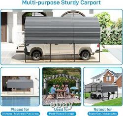 Carport 13 x 16 FT Heavy Duty Metal Carport with Galvanized Steel Roof for Car