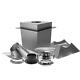 Chimney Pipe Up Through The Ceiling Basic Install Kit 6 In. X 17 In. Triple-wall