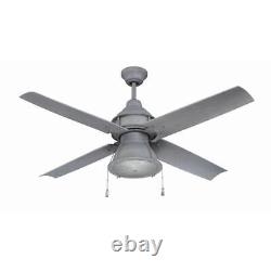 Craftmade Port Arbor 52 Ceiling Fan with Light Kit PAR52AGV4 MSRP $313.68