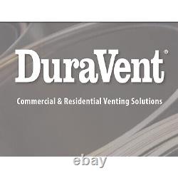 DuraVent 6 Square Steel Ceiling Support Box and Trim Collar, 24 Tall (Used)
