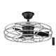 Home Decorators Heritage Point 25 In. Integrated Led Galvanized Ceiling Fan