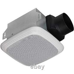 Homewerks Worldwide 7130-04-BT Bathroom Fan Bluetooth Speaker Ceiling Mount E
