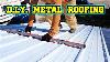 How To Install 5 Rib Metal Roofing Panels On Solid Sheet Decking For Beginners