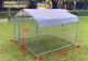 Large Dog Kennel Run Cage Galvanized Steel Fence Pet Playpen Enclosure Withroof