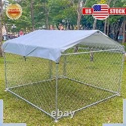 Large Dog Playpen House Cage Outdoor Pet Dog Kennel Galvanized Steel Fence