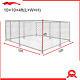 Large Metal Outdoor Dog Playpen Large Cage Pet Exercise Fence Kennel Roof Usa