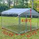 Large Outdoor Dog Kennel Metal Dog Cage For Dog Playpen With Roof Lockable Door