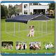 Large Outdoor Dog Run House Kennel Cage 10x10 Ft With Roof Pet Playpen Metal Fence