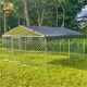 Metal Dog Crate Kennel 3m3m Pet Playpen House Outdoor Exercise Play Fence Cage