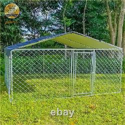 Metal Dog Crate Kennel 3m3m Pet Playpen House Outdoor Exercise Play Fence Cage