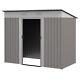 Metal Outdoor Garden Shed Backyard Tool Storage House With Dual Locking Doors